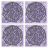 LABYRINTH VI 14"x14" Vinyl Sticker (4 Klein) (Voorkant)