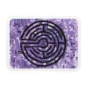 LABYRINTH VI 3x4 flexibele magneet - wit (Horizontaal)