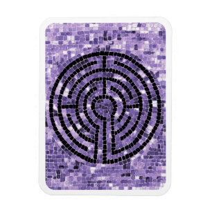 LABYRINTH VI 3x4 flexibele magneet - wit