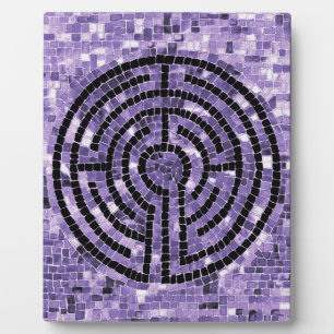 LABYRINTH VI 8x10 Plaque met Ezel Fotoplaat