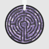 LABYRINTH VI Acrylcirkel Ornament (achterkant)