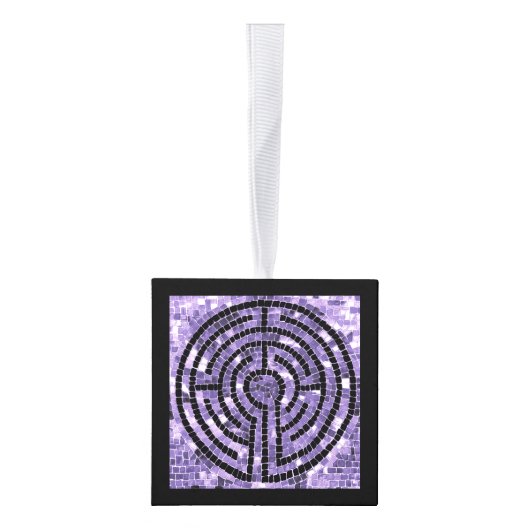 LABYRINTH VI houten kubus Ornament (Rechts)