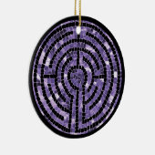 LABYRINTH VI Keramische Cirkel Ornament (Rechts)