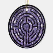 LABYRINTH VI Keramische Cirkel Ornament (Links)