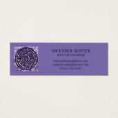 LABYRINTH VI Mini Visitekaartje - Druif (Voorkant)