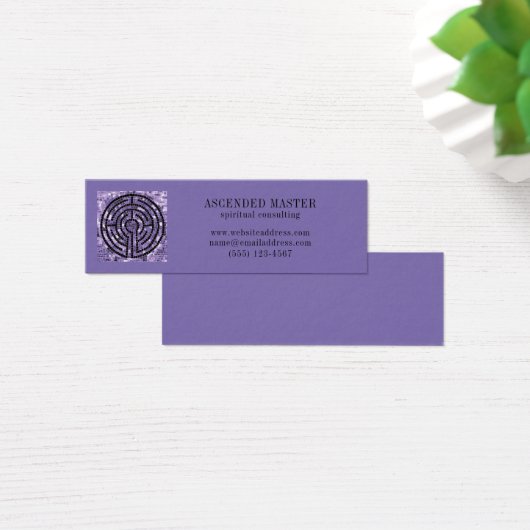 LABYRINTH VI Mini Visitekaartje - Druif (Bureau)