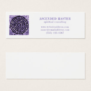 LABYRINTH VI Zakelijke Minicard Mini Visitekaartjes