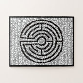 LABYRINTH VII 11x14 Grote Stukken Puzzel Legpuzzel (Horizontaal)