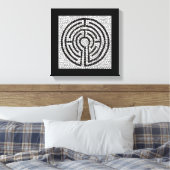 LABYRINTH VII 12x12 verpakt doek (2,5" diep) Canvas Afdruk (Insitu (Slaapkamer))