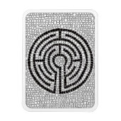 LABYRINTH VII 3x4 Flexibele Magneet - Wit (Verticaal)