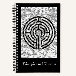 LABYRINTH VII 5.5x8.5 Spiraalvormig Notitieboek