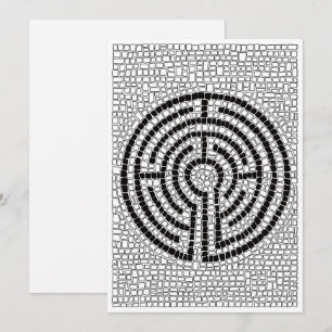 LABYRINTH VII 5x7 Platte Kaart