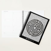LABYRINTH VII 8.5x11 Planner + Tekst / Zwart (Display)