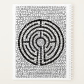 LABYRINTH VII 8.5x11 Planner / Wit (Achterkant)