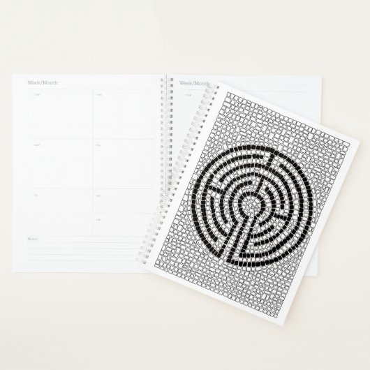 LABYRINTH VII 8.5x11 Planner / Wit (Display)