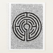 LABYRINTH VII 8.5x11 Planner / Wit (Voorkant)