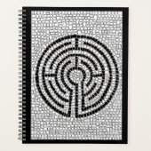 LABYRINTH VII 8.5x11 Planner / Zwart (Voorkant)
