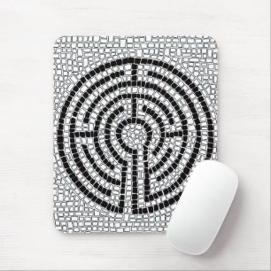 LABYRINTH VII Mousepad Muismat