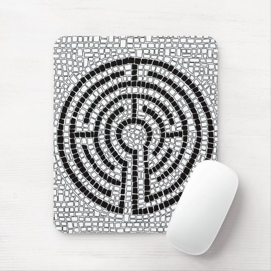 LABYRINTH VII Mousepad Muismat (Met muis)