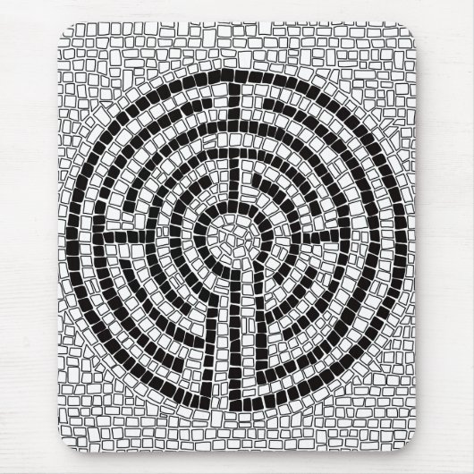 LABYRINTH VII Mousepad Muismat (Voorkant)