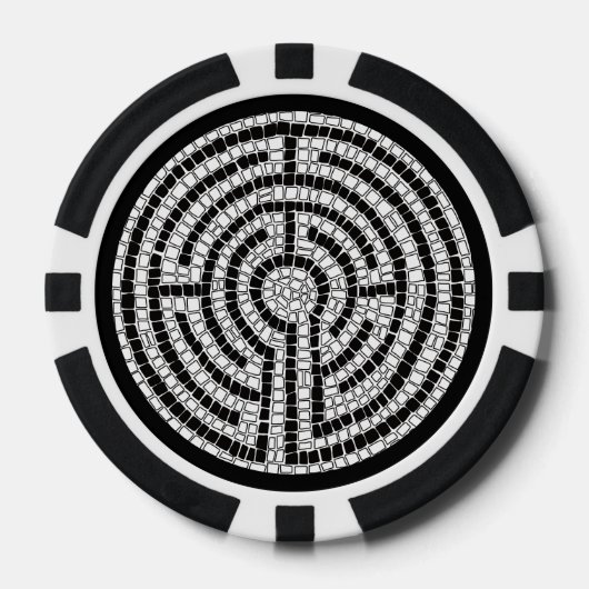 LABYRINTH VII Poker Chips (Voorkant)