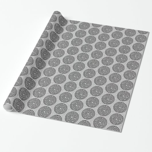 LABYRINTH VII-verpakkingspapier Cadeaupapier (Uitgerold)