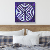 LABYRINTH VIII 12x12 Ingepakt Canvas (1.5" Diep) Afdruk (Insitu (Slaapkamer))