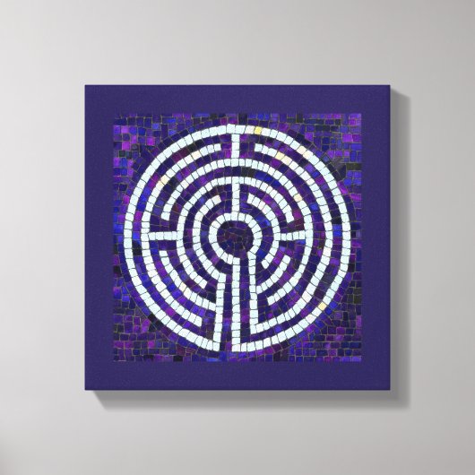 LABYRINTH VIII 12x12 Ingepakt Canvas (6,4 cm diep) Afdruk (Voorkant)