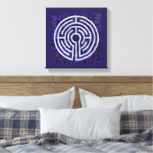 LABYRINTH VIII 12x12 Ingepakt Canvas (6,4 cm diep) Afdruk (Insitu (Slaapkamer))