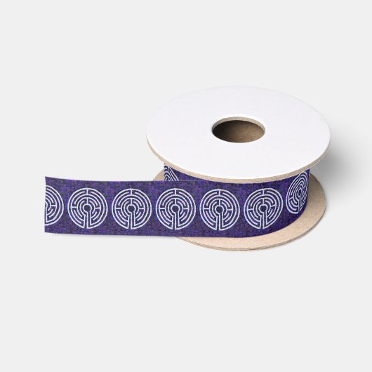 LABYRINTH VIII 1,5-inch breedband Satijnen Lint (Spoel)