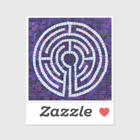 LABYRINTH VIII 2x2 Vinyl Sticker (Vel)