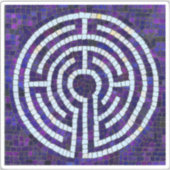 LABYRINTH VIII 2x2 Vinyl Sticker (Voorkant)