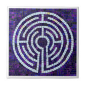 LABYRINTH VIII 4.25x4.25 Keramische Tegel - Wit Tegeltje (Voorkant)