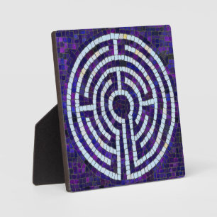 LABYRINTH VIII 5.25 Vierkante Plaque met Ezel Fotoplaat