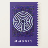 LABYRINTH VIII 5.5x8.5 Planner + Tekst / Violet (Achterkant)