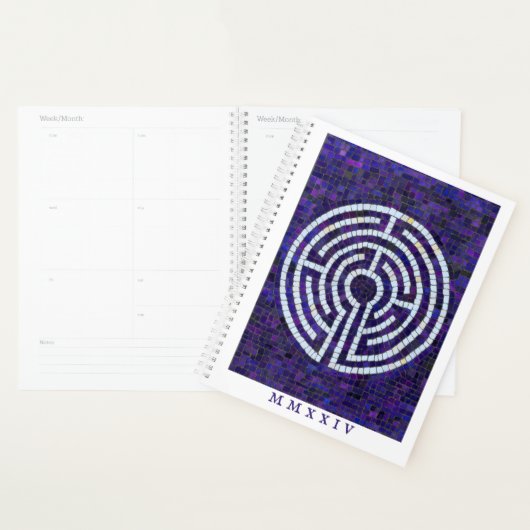 LABYRINTH VIII 8.5x11 Planner + Tekst / Wit (Display)