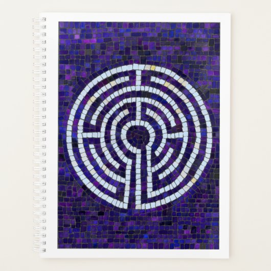 LABYRINTH VIII 8.5x11 Planner / Wit (Voorkant)