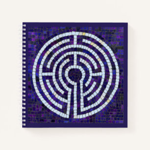 LABYRINTH VIII 8.5x8.5 Spiraalvormig Notitieboek