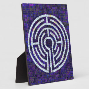 LABYRINTH VIII 8x10 Plaque met Ezel Fotoplaat