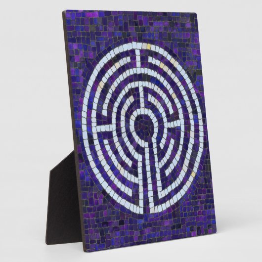 LABYRINTH VIII 8x10 Plaque met Ezel Fotoplaat (Zijkant)
