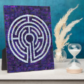 LABYRINTH VIII 8x10 Plaque met Ezel Fotoplaat (Zijkant)