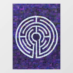 LABYRINTH VIII 8x11 Raamfolie Raamsticker