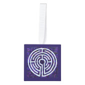 LABYRINTH VIII Houten Ornament (Voorkant)