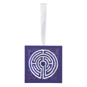 LABYRINTH VIII Houten Ornament (Rechts)