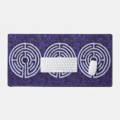 LABYRINTH VIII Kantoor Studio Bureaublad Mat (Keyboard & Muis)