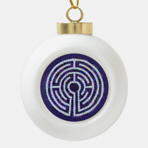 LABYRINTH VIII Keramische Bal Ornament