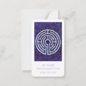 LABYRINTH VIII Zakelijk Bladwijzer - 3,5x2 Kaart Notitiekaartje (Voorkant)