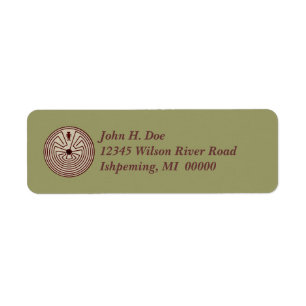 Labyrinth Walker Adresetiketten ~ EZ2 Verander inf Etiket