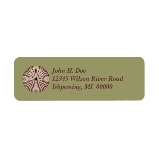 Labyrinth Walker Adresetiketten ~ EZ2 Verander inf Etiket (Voorkant)