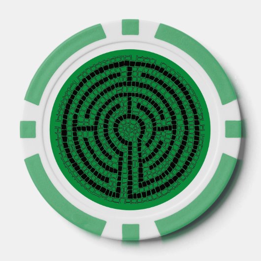LABYRINTH XI Poker Chips (Voorkant)